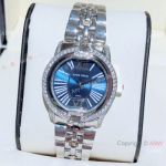 Copy Roger Dubuis Velvet Lady Watches Stainless Steel Blue Dial